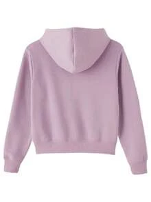 Under Armour Women's UA Rival Fleece FZ Knit Hooded Casual Sports Jacket 6016556-698 - Pink - View 2
