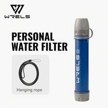 1個 WRELS 便攜式濾水器附掛繩，適用於戶外探險、露營與野外生存 - 彩色 - 查看 15