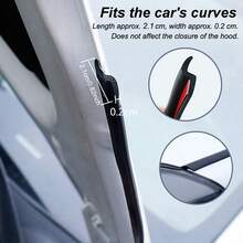 Car Hood Seal Strip 4M Z Shape Car Door Window Trim Weatherstrip Rubber Seal Protector Guard Strip For Car Window Door Cover Car Window Seal Strip Auto Door Seal - 4m - View 3