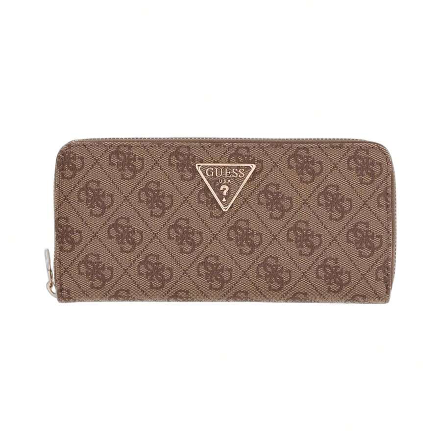 Guess Compagnon Laurel II Grand Latte Logo - Beige - Voir 1