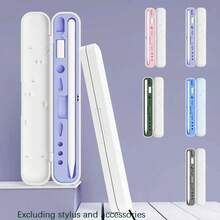 1pc Apple Pencil Storage Pen Case Compatible With Apple Pencil 1st/2nd Gen, Capacitive Pen Tip Adapter Accessory Pen Box, Fashionable Storage, Durable Protection, Compact And Portable, Suitable For IPad Tablet Pen, Convenient For Use Anytime And Anywhere, (Pen And Accessories Not Included) - Multicolor - View 12