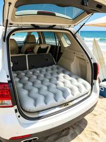 2026 All‑Scenario Inflatable Sleeping Mattress Heavy‑Duty Support Flocked Cold‑Blocking Wear‑Resistant Built‑In Air Pump Quick Fill Release Foldable For Camping Enthusiasts SUV Travel Backyard Picnic Household Emergency Guest Bed - Multicolor - View 11