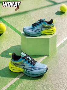 Hidkat Women's Breathable Gradient‑Color Mesh Tennis Shoes, Lightweight Cushioned Non‑Slip Athletic Sneakers, Lace‑Up Support Sports Shoes For Training, Running And Outdoor Activities - Green - View 2