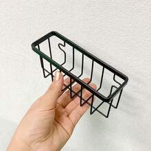 1pc Kitchen And Bathroom Sink Caddy For Sponge, Scrubber, Soap, 6 X 2.5 X 2.6 Inches (Approx. 14.5 X 6.5 X 5 Cm), With Adhesive Bracket - Includes Extra Suction Cups - Multiple Styles - View 5