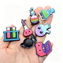 22PCS Chemistry Theme Shoe Charms Set, PVC Shoe Decorations, Shoe Accessories Charms, Gift Idea For Birthday Christmas Halloween Party Favor - Multicolor - View 2