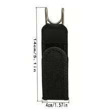 1pc Buckle‑Free Invisible Elastic Men's Belt With Tactical Metal Hook, Adjustable Stylish Waistband Fixation Accessory, Comfortable For Daily Commuting And Outdoor Use, Great Wearable Supply For Daily Outfit And Christmas Holiday Matching - Multicolor - View 5