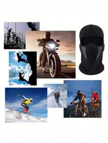 1pc Or 2pcs Unisex Balaclava Head Cover, Sun Protection Headwear, Suitable For Motorcycle Helmet, Cycling, Fishing, Hiking - Multicolor - View 2