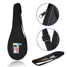 1pc Badminton Racket Bag, Shoulder Bag, Sports Equipment Storage Bag, Protective Cover, Portable Sports Storage Bag, Sports Equipment Accessories - Black - View 13