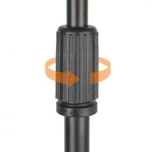 Microphone Stand With 2 Mic Clips, Boom Arm Tripod Base, Height Adjustable 360 Degree Rotating For Live Streaming Singing Recording - Black - View 9