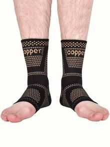 2pcs Breathable Ankle Support For Basketball, Fitness, Jump Rope, Running, Outdoor Cycling, Squats, Halloween - Multicolor - View 3