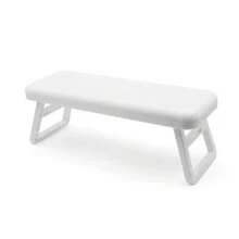 1pc High Rebound PU Nail Arm Rest, Foldable, Suitable For Gel Lamp, Soft Cushion, Waterproof And Stain-Resistant Design, Suitable For Nail Art - White - View 10
