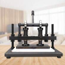 Manual Leather Die Cutter Leather Cutting Machine Steel Plate Press DIY Craft Making Clicker Press Embossing Cutting Machine For Paper Foam Fabric Lea - L2VID5Q000-1@Style - View 1