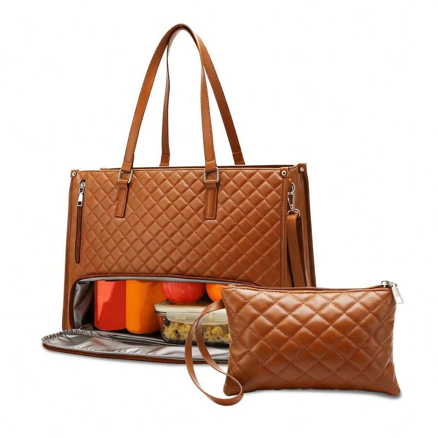 Uninsulated Lunch Bags - Brown - View 1