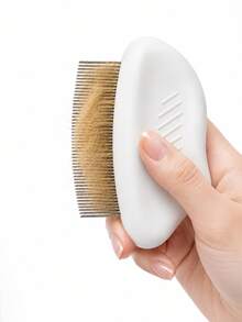 A Set Of Pet Combs, Including A Grooming Comb, Detangling Comb, And Facial Cleaning Comb For Cats And Dogs. The Detangling And Loose Fur Comb Is Suitable For Cats, Kittens, Puppies, And Dogs. - View 4