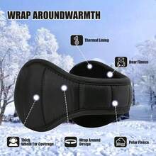 Unisex Winter Fleece Lined Ear Muffs, Foldable Back‑Warm Style Wind‑Resistant Earmuffs For Outdoor Cycling Commuting - Multicolor - View 3
