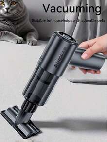 CHIGO Anti-Suction Decay Wireless Vacuum Cleaner With Multi-Speed Adjustment, Deep Carpet Cleaning, Handheld Vacuum, 2-In-1 Mite Removal And Dust Suction, Solves Bed Mite And Dust Cleaning Problems, Household Wireless Vacuum Cleaner - Black - View 10