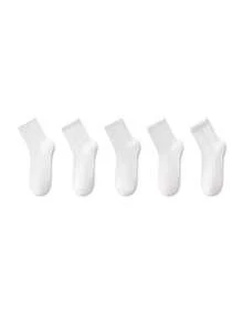 ZUJO 5 Pairs Women's Lace Mid-Calf Socks, 3D Cable Knit Bubble Cuff Design, Comfortable Breathable Slouch Socks, JK Socks, Suitable For Spring, Autumn, Winter Sports And Daily Wear - Multicolor - View 8