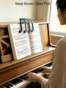 1/3pcs 3D Printed Music Sheet Holder Performance Folder, Colorful, Perfect For Art Display And Music Sheet Holding - Multicolor - View 2