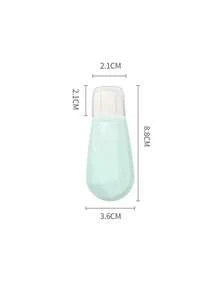 1pc Facial Skin Scraper Blackhead Cleansing Tool, Manual Stainless Steel Pore Cleanser, Pastel Color Diamond Cut Handle Face Cleaning Spatula For Home & Salon Skincare Routine Dermaplaning Tool Esthetician Supplies - Multicolor - View 13