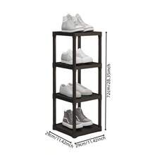 Multi-Layer Simple Storage Rack Floor Standing Home Use Storage Shelf Entrance Multi-Function Independent Metal Storage Rack Bedroom Use - View 9