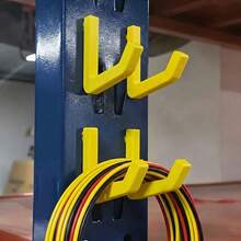 5pcs Heavy Duty Durable Hooks For 10.3mm Hole | High Load-Bearing, Wall-Mounted, Suitable For Shelving, Garage And Storage Solutions - Multicolor - View 7