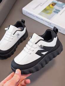 Children's Sports Shoes/Children's Fashion Lightweight Soft Sole Casual Sports Shoes - Black - View 4