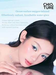 CHIOTURE Shell Sweetheart 3-Color Highlighter Palette, Menciptakan Kulit Bercahaya dan Lembap, Mencerahkan Wajah dan Sudut Dalam Mata, Putih dengan Kilauan Halus Ungu, Kilau Berlian, Kilau Mutiara Satin, Tekstur Mousse Krim, Palet Warna Multifungsi, Cocok untuk Pemula - 03 Bintang Ungu - View 5