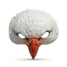 1pc/Set - Eagle Mask Halloween Animal Mask PU Foam Costume Prop Carnival Mask - Multicolor - View 15