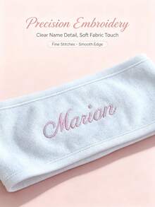 Custom Personalized Spa Headbands-Customizable With Names. Fluffy, Custom Headbands Perfect For Bridesmaids, Sleepovers, Bachelorette Parties - Multicolor - View 7