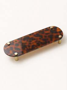 Rak Display Parfum Akrilik Motif Leopard, Organizer Kosmetik dan Perhiasan untuk Meja Rias, Dekorasi Kamar Tidur - MultiWarna - View 6