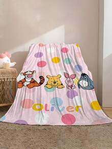 asmodee Unique Customized Name Blanket With Cartoon Design, Multi-Functional Blanket Suitable For Bed, Sofa, Car, Office, Camping And Travel. Soft, Comfortable, Lightweight, Warm, Suitable For All Seasons. Easy To Maintain - Multicolor - View 8