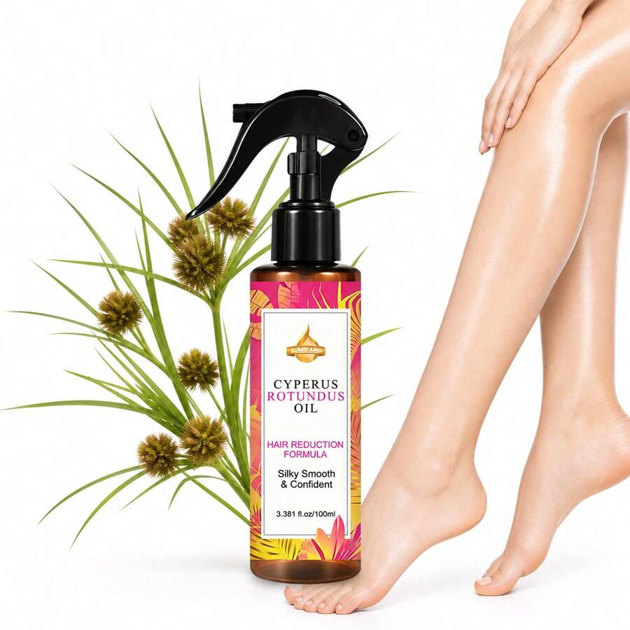 Natural Cyperus-Infused Body Care Spray: A Post-Hair-Removal Moisturizing Treatment Featuring Herbal Essential Oils To Smooth The Skin. This Formula Inhibits Unwanted Hair Growth While Providing Deep Hydration For A Soft, Radiant Complexion. - Tea Flavor - View 1