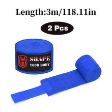 2pcs 1.5m/3 Meters Boxing Training Bandages, Sports Bandages, Suitable For Sanda, Kickboxing Training - SHAPE - View 10