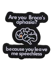 1pc Humorous Mental Health Enamel Brooch, ADHD Broca's Aphasia Skull Lapel Pin, Neurodiversity Humor Badge, Suitable For Backpack, Denim Jacket Decoration Gift - Multicolor - View 9