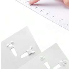 Temporary Small Needle-Free Stapler, Can Staple 10 Pages, Effortless Stapler, Needle-Free Small Notebook Binding Tool, Detachable - Staple-free Stapler - View 4