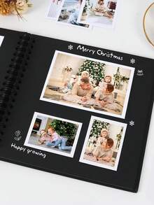 Scrapbook Photo Album, Photo Storage Book, Wedding And Anniversary Craft Paper Photo Album, Family DIY Scrapbook Accessories, Vintage Lace Border Paper, 40 Pages, Photo Album Set, Photo Storage Album - Multiple Styles - View 7