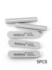 10/5/2/1pc Washable Mini Sponge Polishing File 100/180 - Grey - View 10