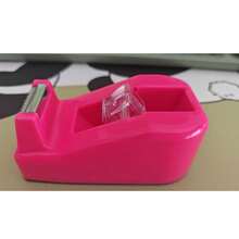 1/3/5pcs Cute Desktop Tape Dispenser, Non-Slip Base One-Hand Tape Dispenser, Macaron Color Aesthetic Tape Dispenser, Suitable For Home Office, School - Tape Dispenser - View 17