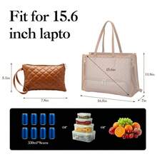 Uninsulated Lunch Bags - Brown - View 3