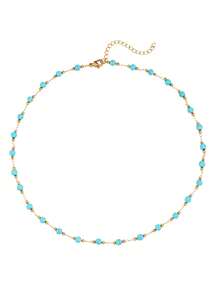 1pc Stainless Steel Women's Necklace, Pearl Collarbone Chain, Smile Design Thin Chain Necklace, 3 Freshwater Pearl Pendant, Autumn Gentle Luxury Style, Gold Versatile Design, Suitable For Women's Daily Commute, Dating, Gathering, Daily Outfit, Holiday Outing, Friends, Besties, Christmas And Other Festival Gifts - necklace - View 7