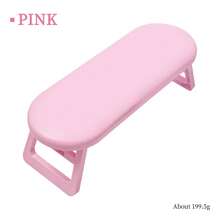 1pc High Rebound PU Nail Arm Rest Foldable, Gel Lamp Compatible Soft Cushion, Waterproof And Stain-Resistant Design, Suitable For Nail Art - White - View 13