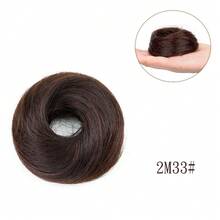 3 Inch Synthetic Hair Bun Elastic Rubber Band Fake Hair Bun Clip In Hair Extension Hair Piece Ponytail For Women - Multicolor - View 16