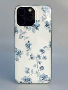 1 Piece Phone Case With Ditsy Floral Pattern Design, Compatible With Phone 17 Pro Max, 16 Pro Max, 15 Pro Max, 14 Pro Max, High Quality Korean Style Phone Case, Stylish And Interesting, Compatible With 11/12/13/14/15/16 Pro Max Plus, Stylish Design Suitable For Men And Women, Perfect Gift For Girlfriend On Christmas, Valentine's Day, Easter, Wedding Season - White - View 4