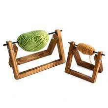 1 buah Tempat Benang Kayu, Rak Penyimpanan Benang Kayu Alami, Desain Pengeluaran Halus, Alat Merajut dan Merenda Buatan Tangan, Mencegah Benang Menggulung, Cocok untuk Ruang Kerajinan, DIY Rumah dan Penggunaan sebagai Hadiah - A - View 9