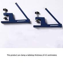 1Set Table Tennis Net And Post Set Portable Easy-Setup Ping Pong Net Clip-On/Screw-On Style For Under 4.5cm Tables Table Net Rack - Multicolor - View 6