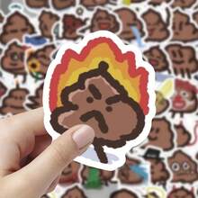 60pcs Funny Poop Stickers, Creative Decorative Stickers For Phone, Diary School Supplies - 60pcs - View 13
