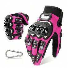 1 Pair Motorcycle Gloves Summer Cycling Accessories Motocross Full Finger Touch Screen Gloves Outdoor Sport Gloves Woman's Riding Gloves Rider Gift M-2XL - Multicolor - View 11