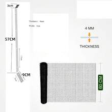10M Cat Proofing Net Garden Fencing Security Steel Brackets And Mesh With Screws - 26SSY-wIN-uK-10M Cat Proofing Net - View 4