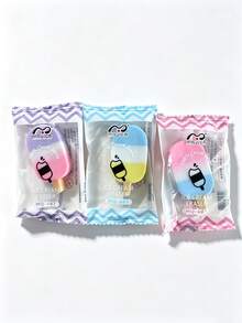 3/1pc Ice Cream Shaped Erasers, Colorful Cute Ice Cream Erasers, Fun Stationery Creative Gift, Suitable For Back To School Season, School Opening Season, Birthday Gift Small Presents - Multicolor - View 8