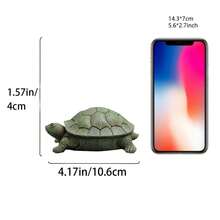 Turtle Jewelry Storage Box, Decorative Turtle Resin Ornament, Ideal Gift For Turtle Lovers And Those Moving, Practical And Beautiful, Can Store Small Items And Bring Peaceful Natural Charm To Any Space, Jewelry Tray - A - View 6